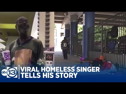 Viral Homeless Man With Amazing Voice Tells His Story thumbnail from ABC13 Houston