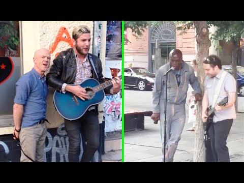 When Celebrities Surprising Street Performers By Joining Them thumbnail from Booming Trends