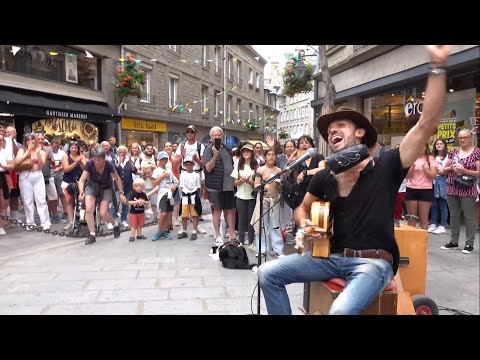 Bella ciao - Street acoustic cover 2022 - Crowd singing thumbnail from Francesco Il mercante