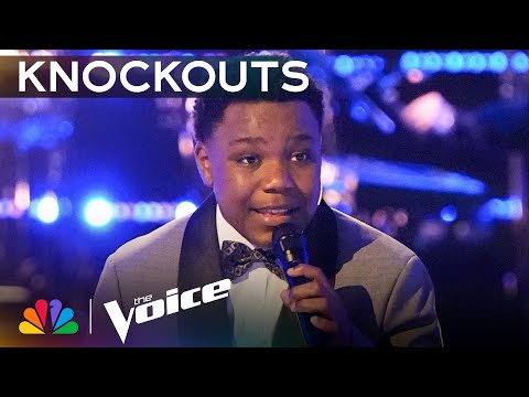 Jaukeem Fortsons Performance of God Only Knows Blows the Coaches Away | The Voice Knockouts | NBC thumbnail from The Vo...