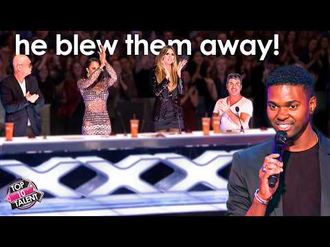 His Voice BLEW Them Away – Powerhouse Singer Gets Standing Ovation From All 4 Judges! thumbnail from Top 10 Talent